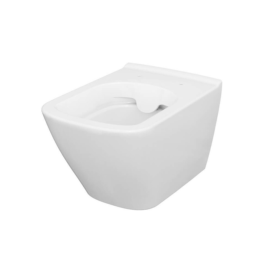 Cersanit S701-405 - Væghængt toilet med toiletsæde CITY SQUARE keramik/hvid