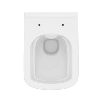 Cersanit S701-405 - Væghængt toilet med toiletsæde CITY SQUARE keramik/hvid