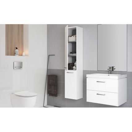 Cersanit S801-142-DSM - Væghængt badeværelsesskab med håndvask ELODY PLUS 46x60 cm hvid