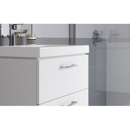 Cersanit S801-142-DSM - Væghængt badeværelsesskab med håndvask ELODY PLUS 46x60 cm hvid