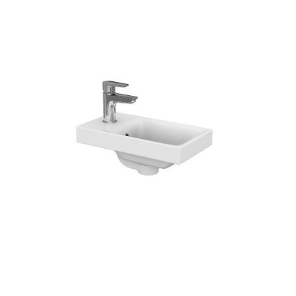 Cersanit S801-218-DSM - Vægmonteret badeværelsesskab med håndvask MODUO SLIM 40 cm højglans hvid