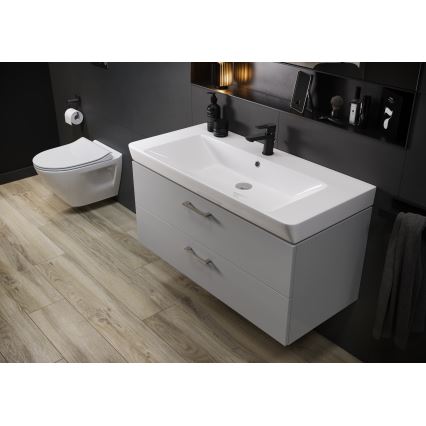Cersanit S801-338-DSM - Væghængt badeværelsesskab med håndvask ELODY 46x80 cm hvid