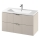 Cersanit S801-548 - Væghængt badeværelsesskab med håndvask TIRSO 100x60x45 cm beige