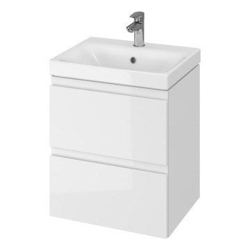 Cersanit S929-012 - Hanging badeværelse basin skab MEDDIE 57x49,4 cm skinnende hvid