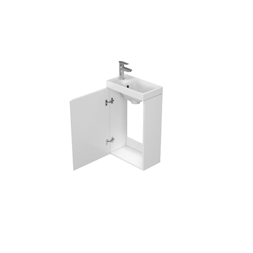Cersanit S929-014 - Underskab til håndvask MEDDIE 59x39 cm skinnende hvid