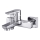 Cersanit S951-006 - Hane til badekar MILLE skinnende krom