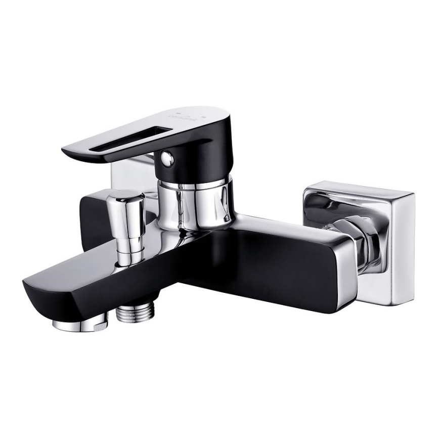 Cersanit S951-009 - Hane til badekar MILLE sort/skinnende krom