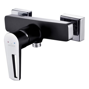 Cersanit S951-034 - Brusehane MILLE sort/skinnende krom