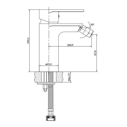 Cersanit S951-316 - Bidethane CREA sort