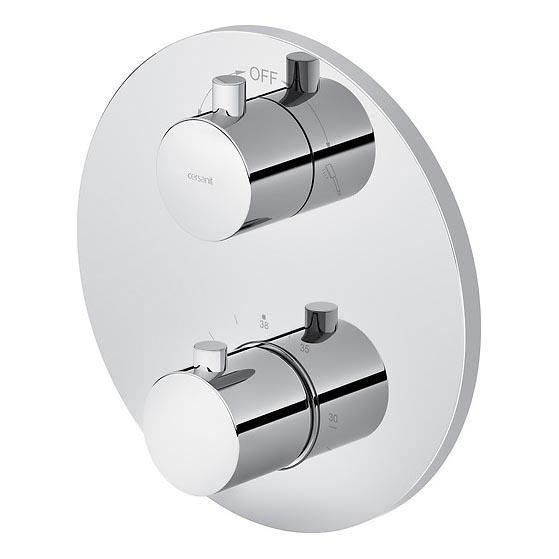Cersanit S951-564 - Termostatisk brusehane til skjult installation ZEN skinnende krom