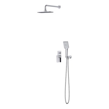 Cersanit S952-029 - Brusesæt med indbygget termostat LARGA i blank krom