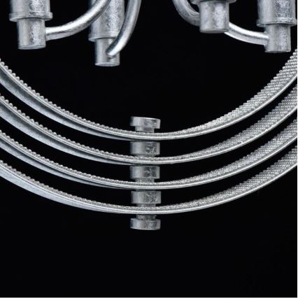 CHIARO - Lysekrone i snor JESTER 4xE14/40W/230V