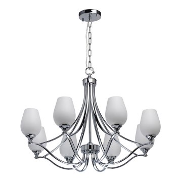 CHIARO - Lysekrone i snor PALERMO 8xE27/60W/230V