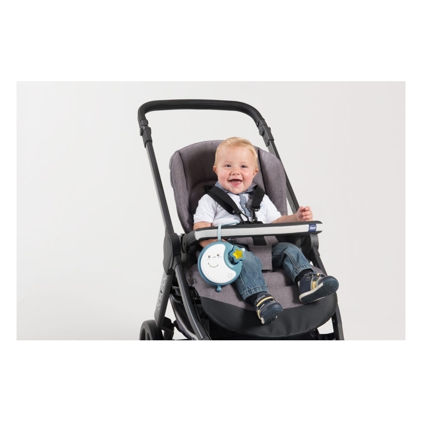 Chicco - 3-i-1 Uro med musik til vugge NEXT2DREAMS 3xAA blå