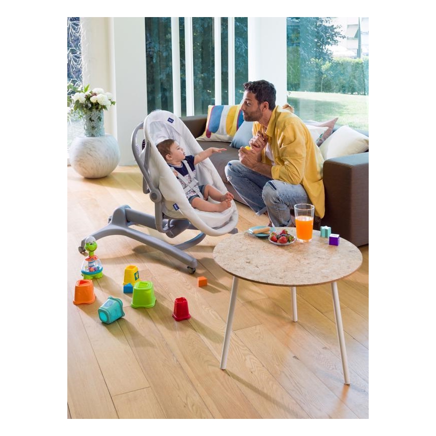 Chicco - Babyseng 4-i-1 BABY HUG grå/hvid