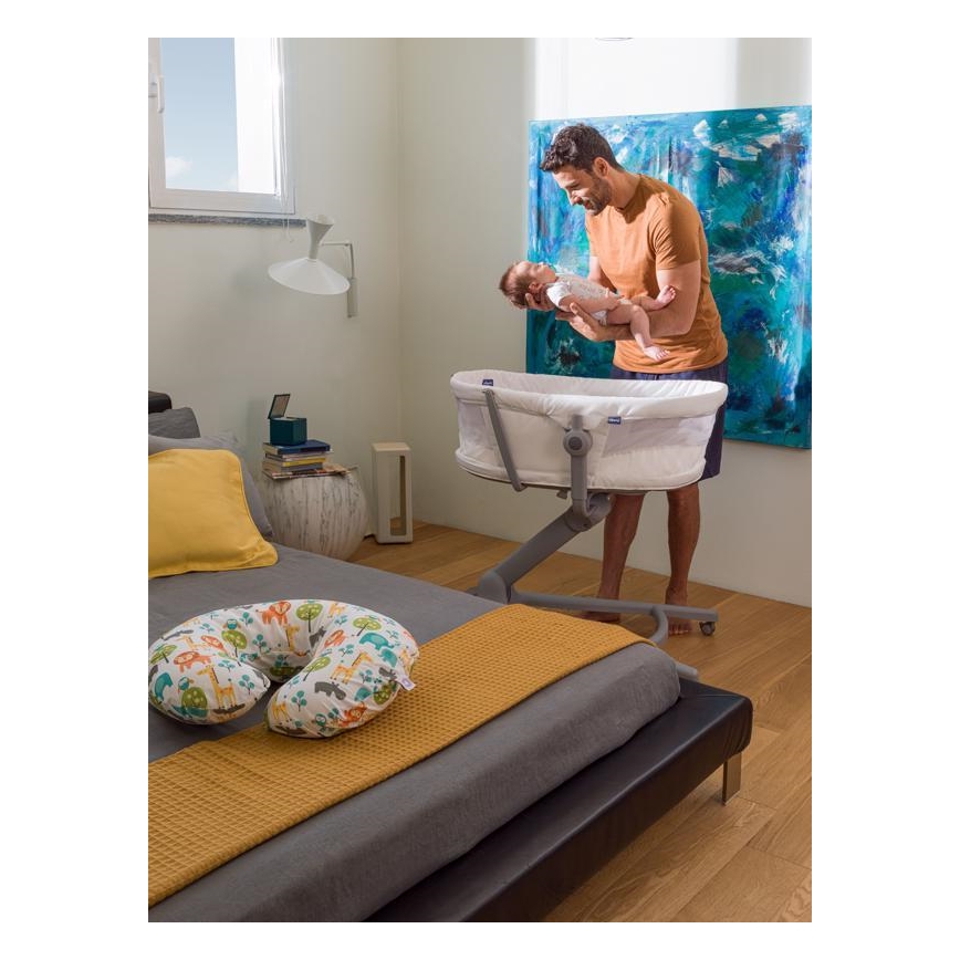 Chicco - Babyseng 4-i-1 BABY HUG grå/hvid
