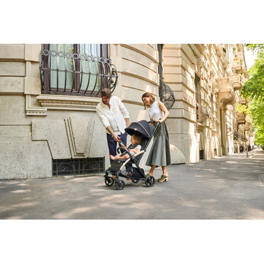Chicco - Barnevogn GOODY XPLUS Black Re_Lux Eco+ + cykel ALL AROUND