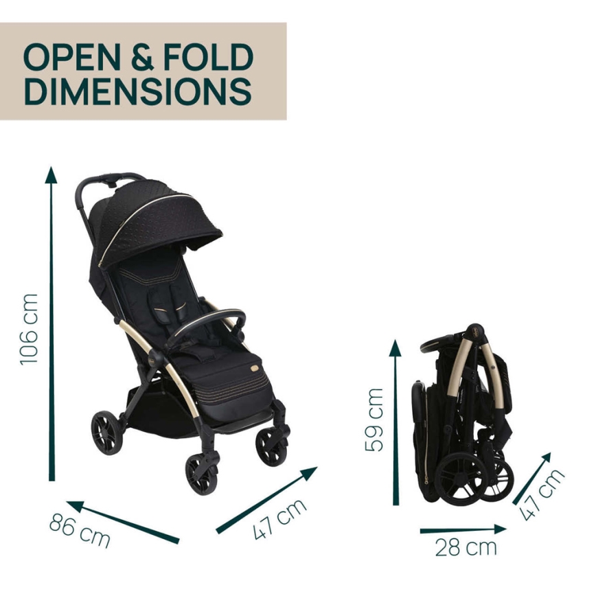 Chicco - Barnevogn GOODY XPLUS Black Re_Lux Eco+ + cykel ALL AROUND