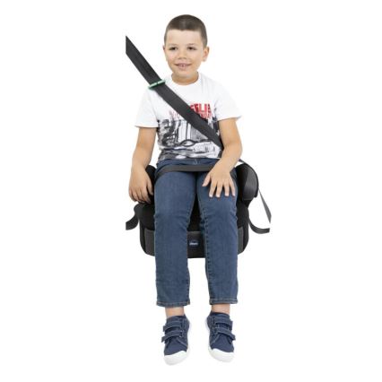 Chicco - Boostersæde til bil QUASAR FIX i-Str. (126-150 cm) sort/grå