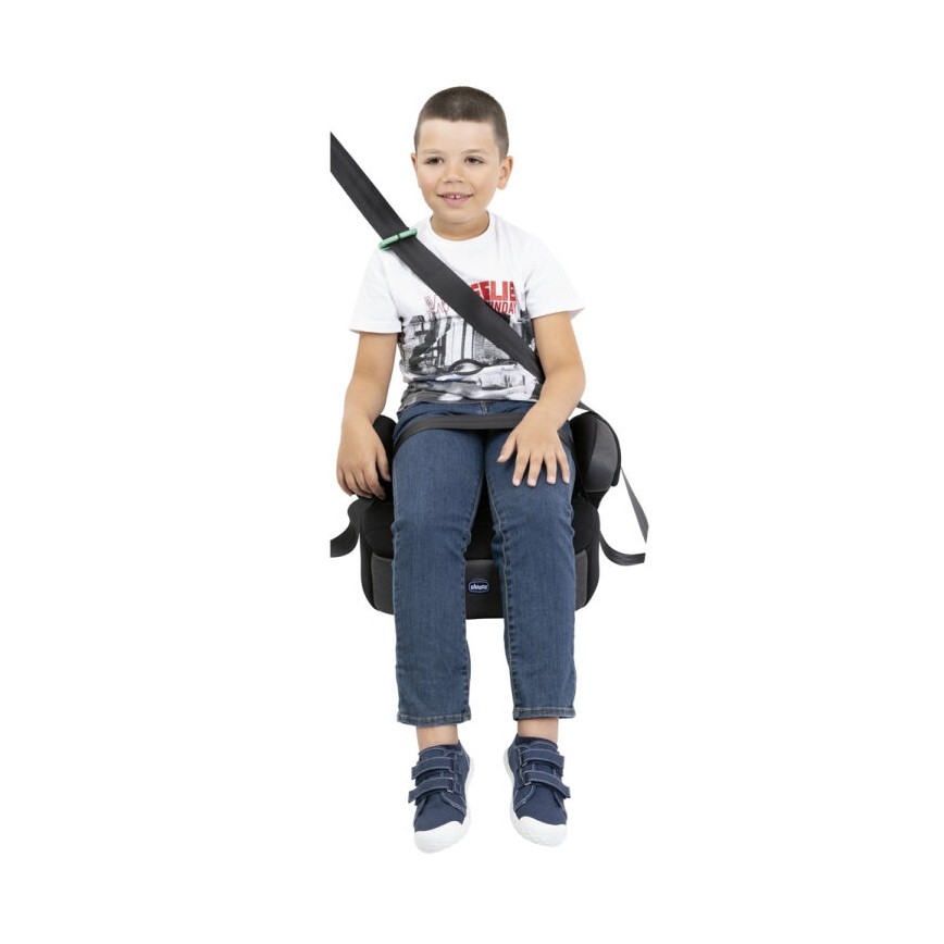 Chicco - Boostersæde til bil QUASAR FIX i-Str. (126-150 cm) sort/grå