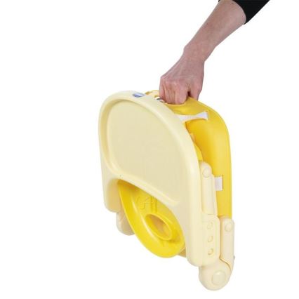 Chicco - Boostersæde til børn bærbar POCKET SNACK gul