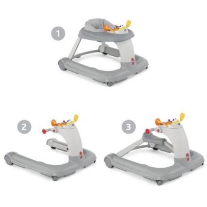 Chicco - Gåstol 1-2-3 grå