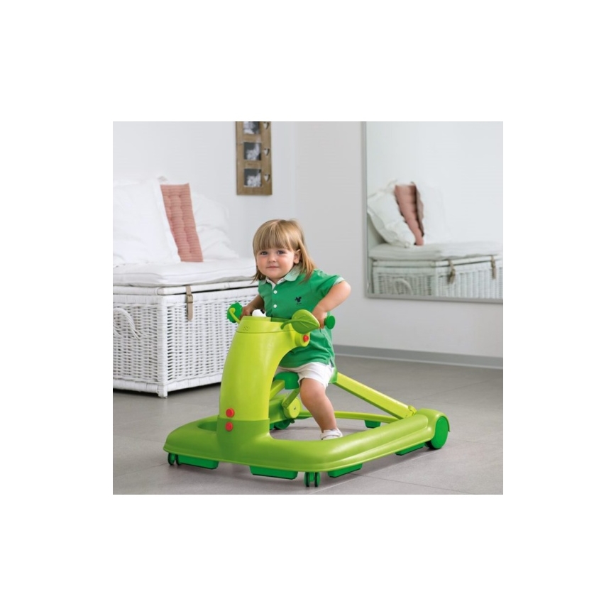 Chicco - Gåstol 1-2-3 grøn