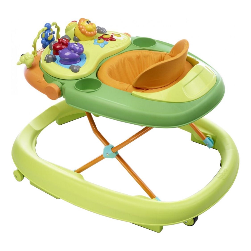 Chicco - Gåvogn WALKY TALKY 2xAA grøn