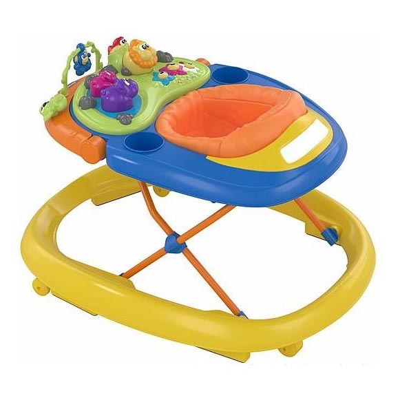 Chicco - Gåvogn WALKY TALKY 2xAA gul/blå