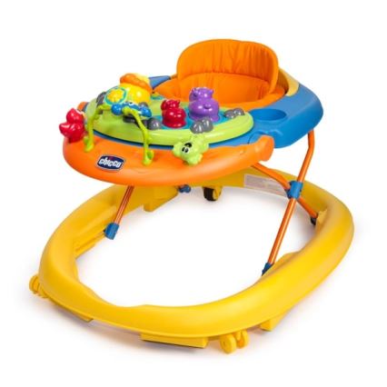 Chicco - Gåvogn WALKY TALKY 2xAA gul/blå