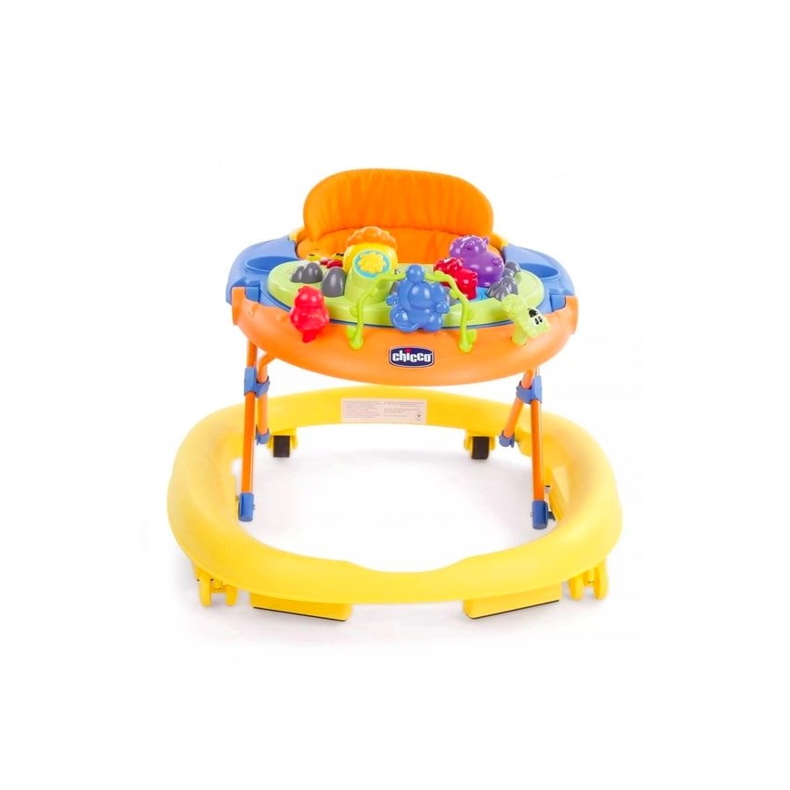 Chicco - Gåvogn WALKY TALKY 2xAA gul/blå
