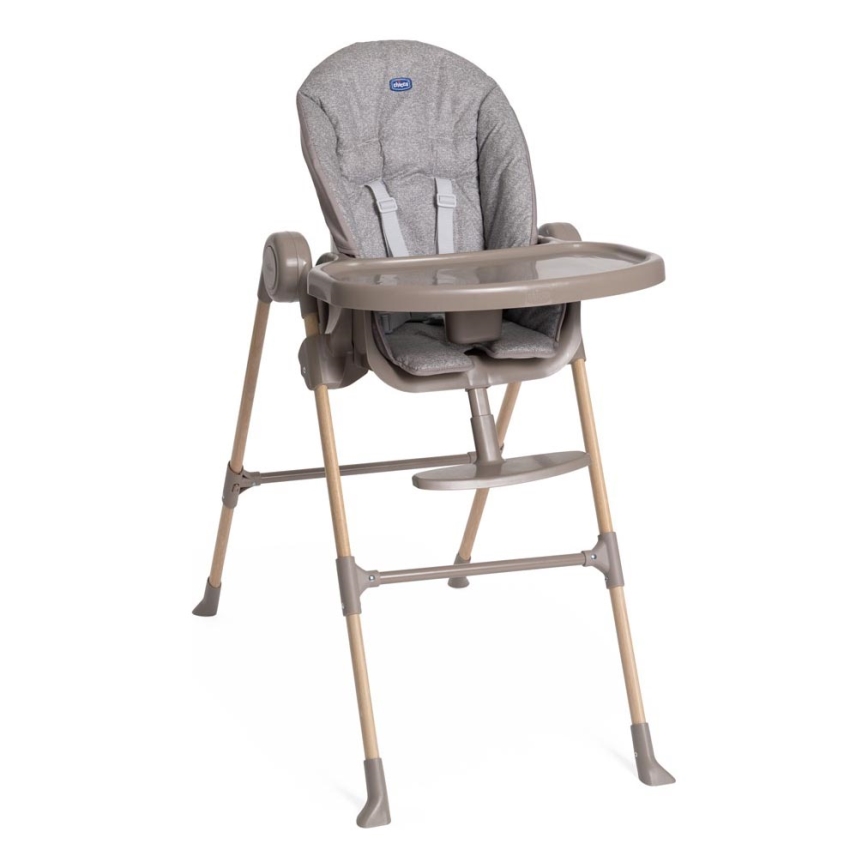 Chicco - Højstol Polly Essential - grå/brun