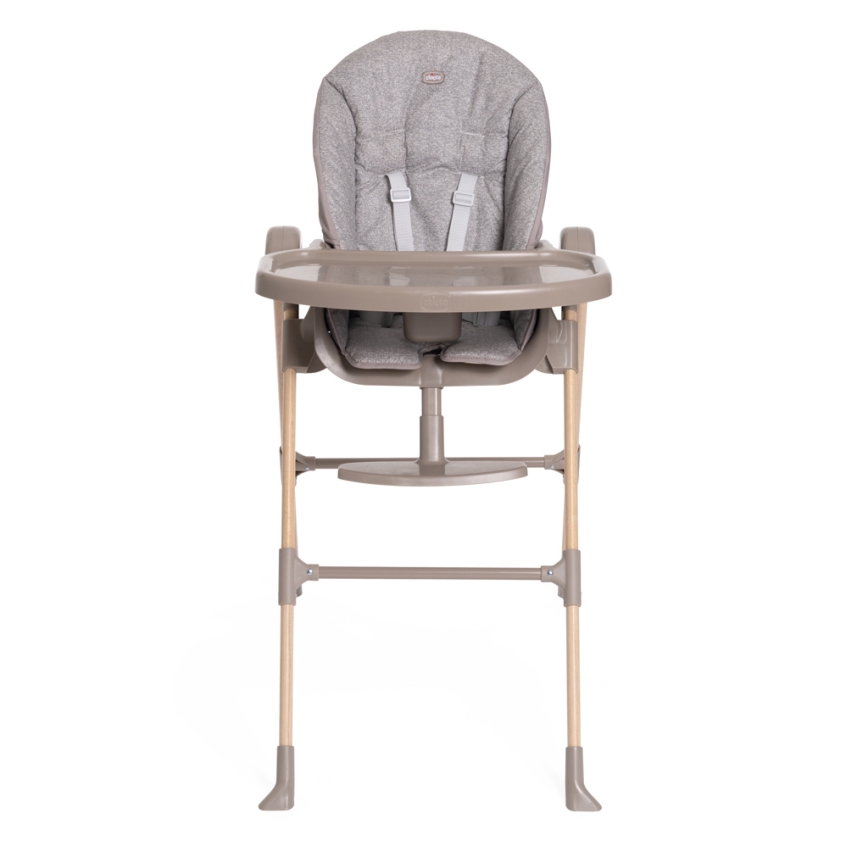 Chicco - Højstol Polly Essential - grå/brun