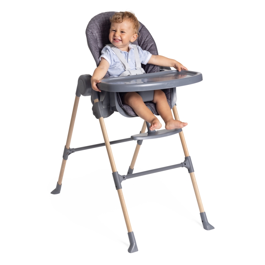Chicco - Højstol Polly Essential - grå