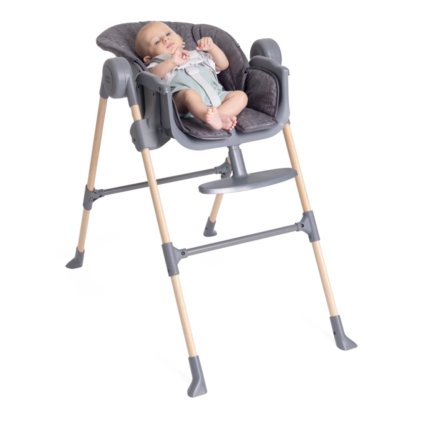 Chicco - Højstol Polly Essential - grå