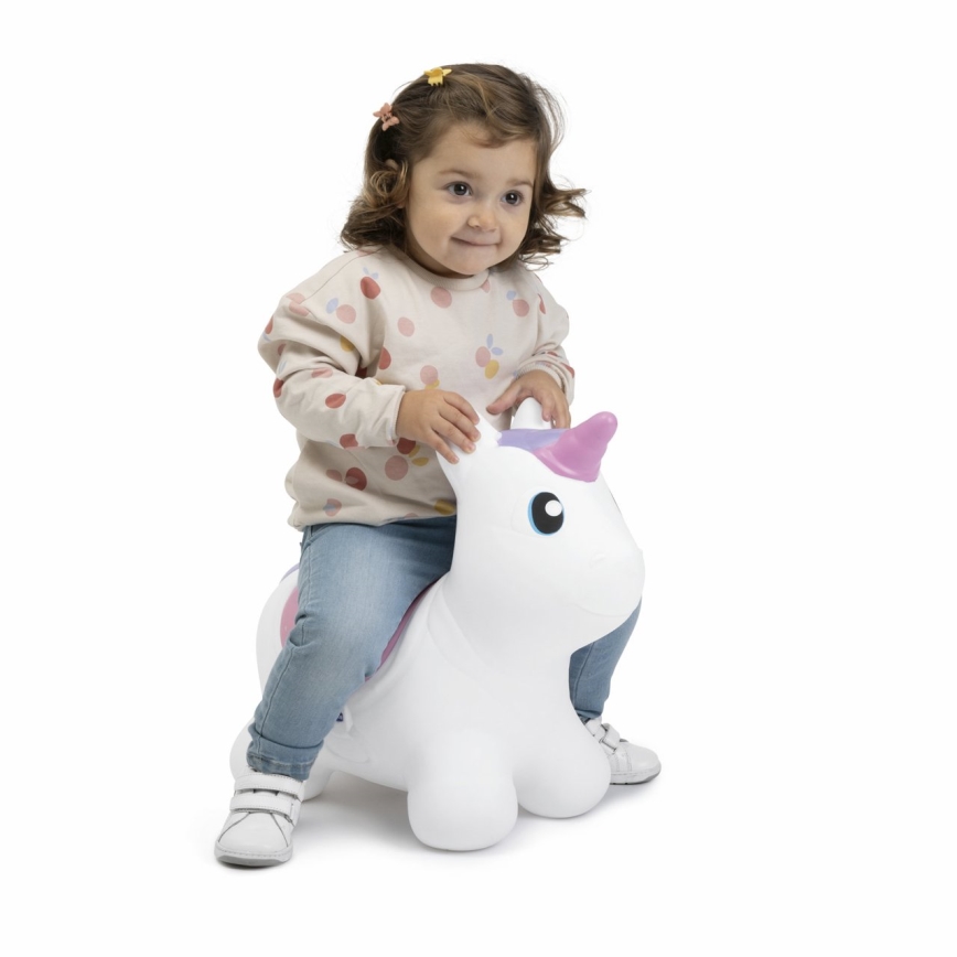 Chicco - Oppustelig hoppeborg UNICORN