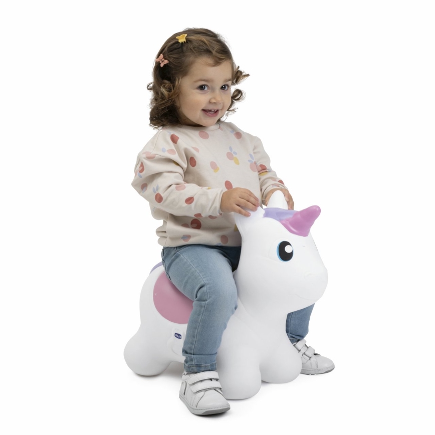 Chicco - Oppustelig hoppeborg UNICORN