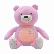 Chicco - Projektor med melodi BABY BEAR 3xAAA pink