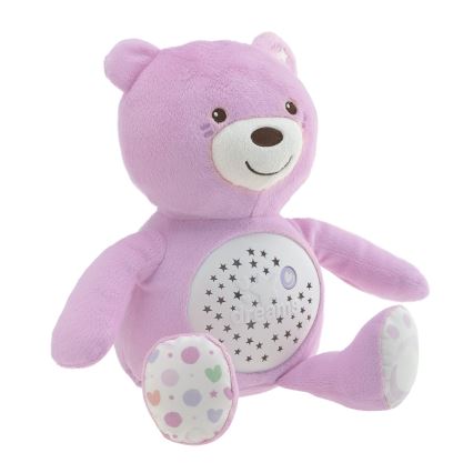 Chicco - Projektor med melodi BABY BEAR 3xAAA pink