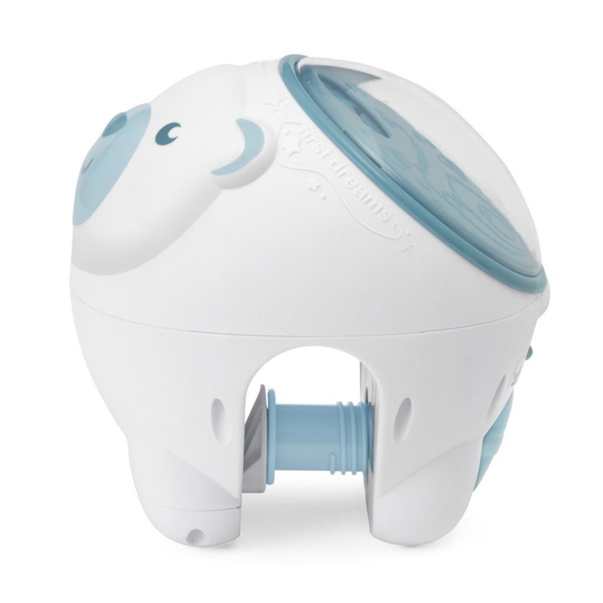 Chicco - Projektor til børn 2-i-1 POLAR BEAR 3xAA blå