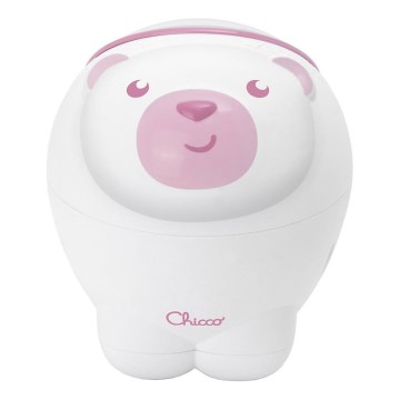 Chicco - Projektor til børn 2-i-1 POLAR BEAR 3xAA lyserød