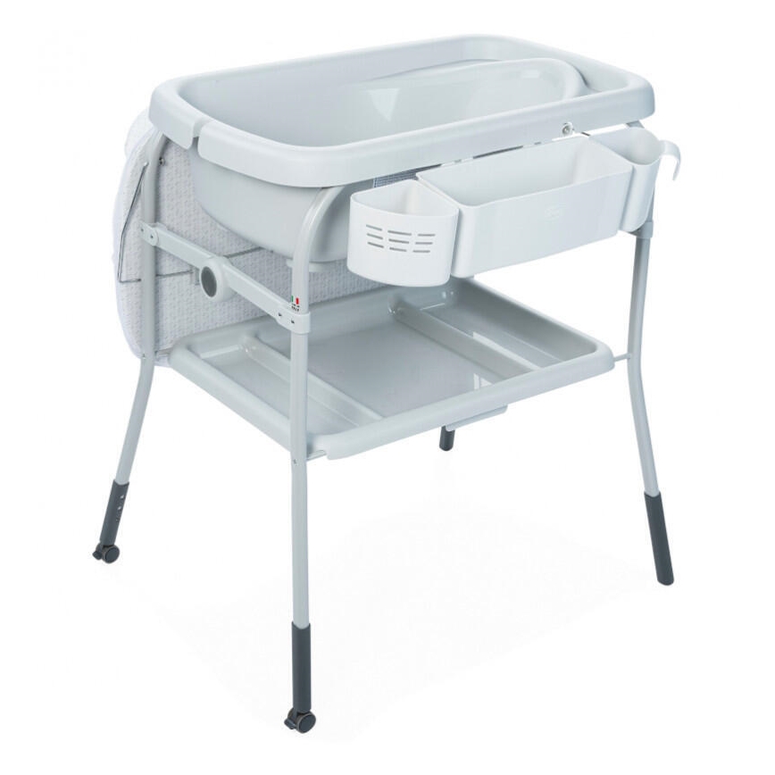 Chicco - Puslebord med badekar CUDDLE&BUBBLE grå