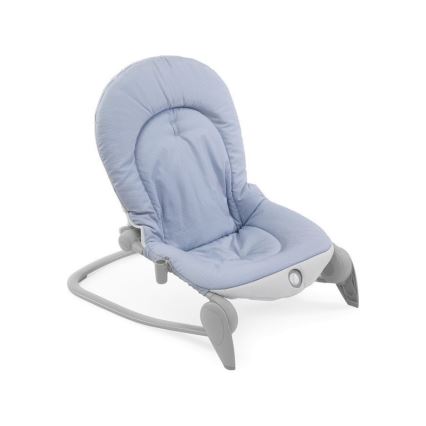 Chicco - Skråstol med vibration med melodi BALLOON Dots 2xAA + 1xLR20 blå