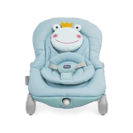 Chicco - Skråstol med vibration og musik BALLOON Froggy blå