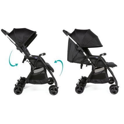 Chicco - Søskendevogn OHLALA TWIN Black Nat sort