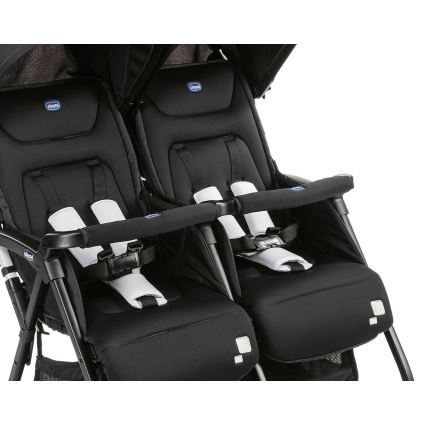 Chicco - Søskendevogn OHLALA TWIN Black Nat sort