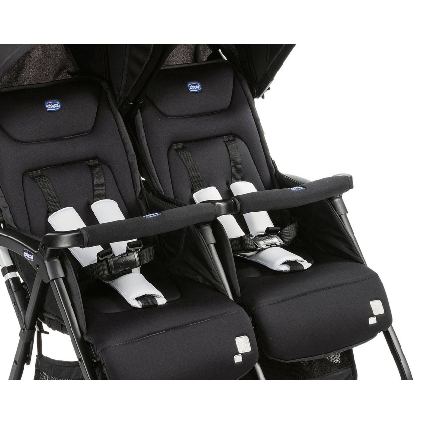 Chicco - Søskendevogn OHLALA TWIN Black Nat sort