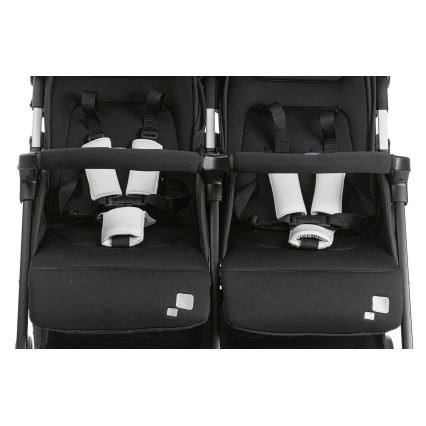 Chicco - Søskendevogn OHLALA TWIN Black Nat sort