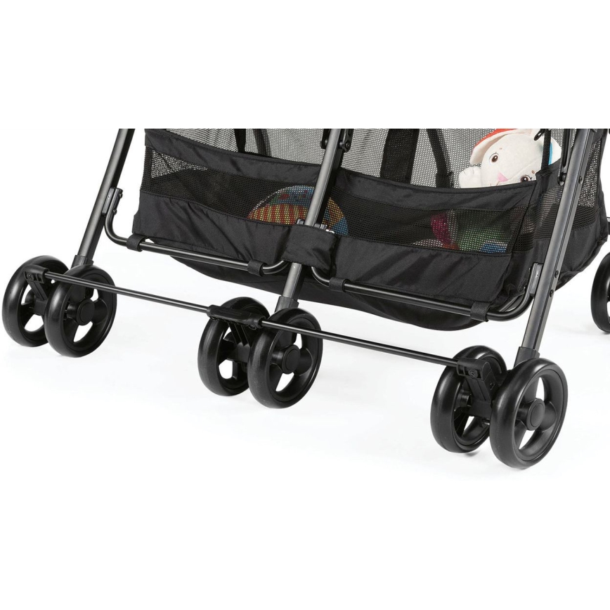 Chicco - Søskendevogn OHLALA TWIN Black Nat sort