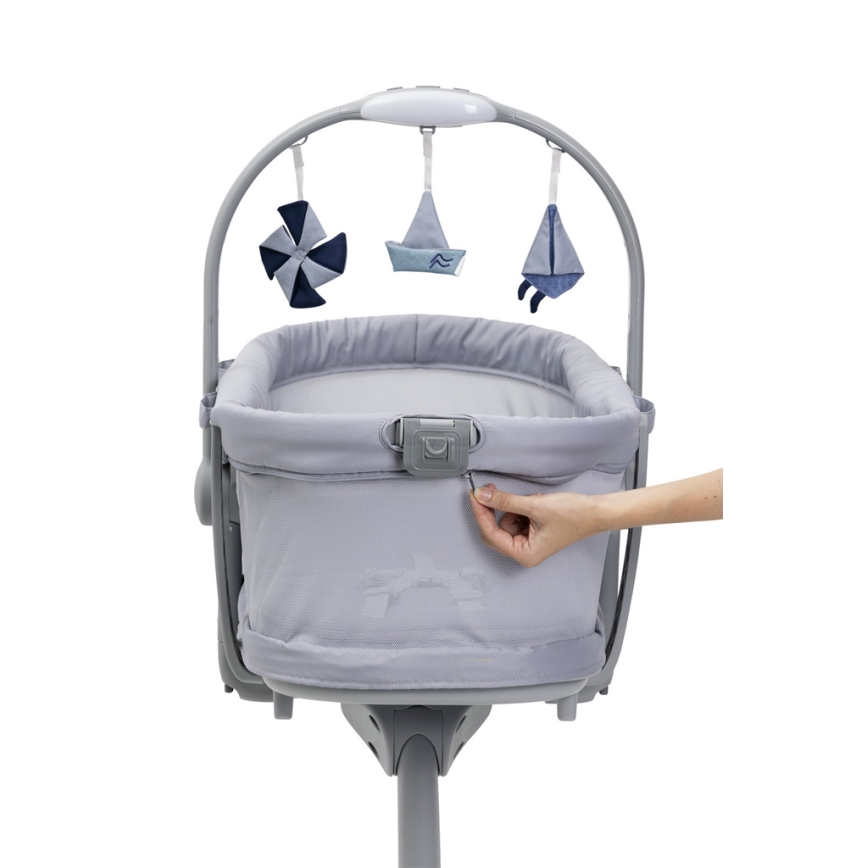 Chicco - Vugge 5-i-1 BABY HUG PRO grå